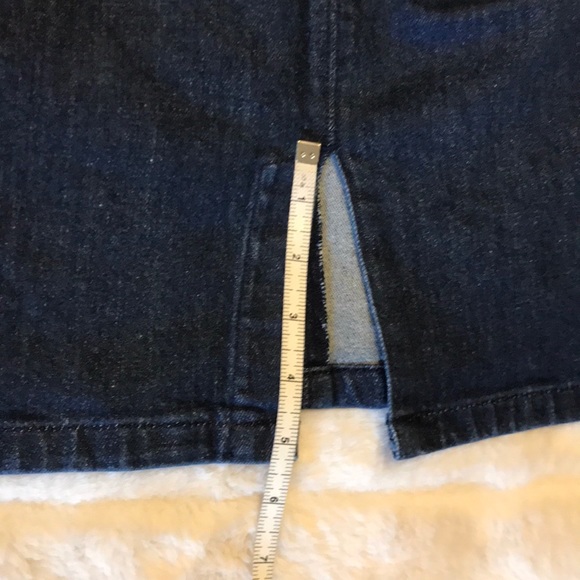 JCREW Dark Denim Skirt with Lace Back - Picture 8 of 8